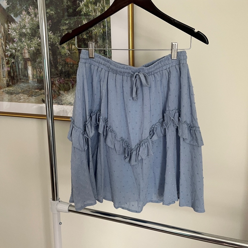 Blue BoHo skirt